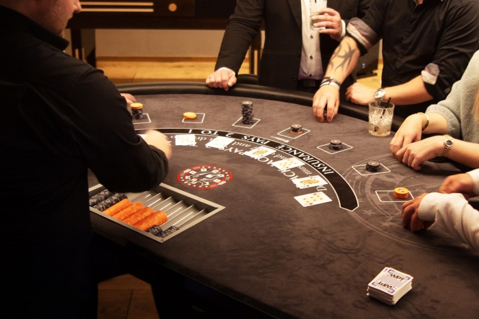 Eventer for poker og casino, med roulette, black jack og poker