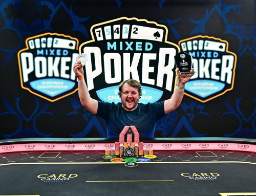 Simen Kind Gulbrandsen vant €800 H.E.T.R.O.S. i European Mixed Poker Championship