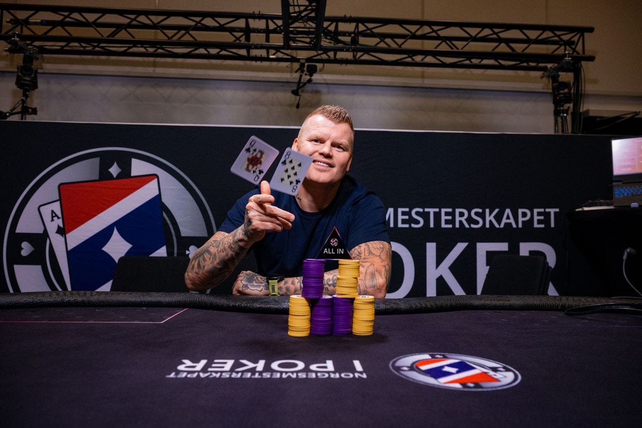 John Arne Riise vant kjendis-NM i poker på Gardermoen 2024.